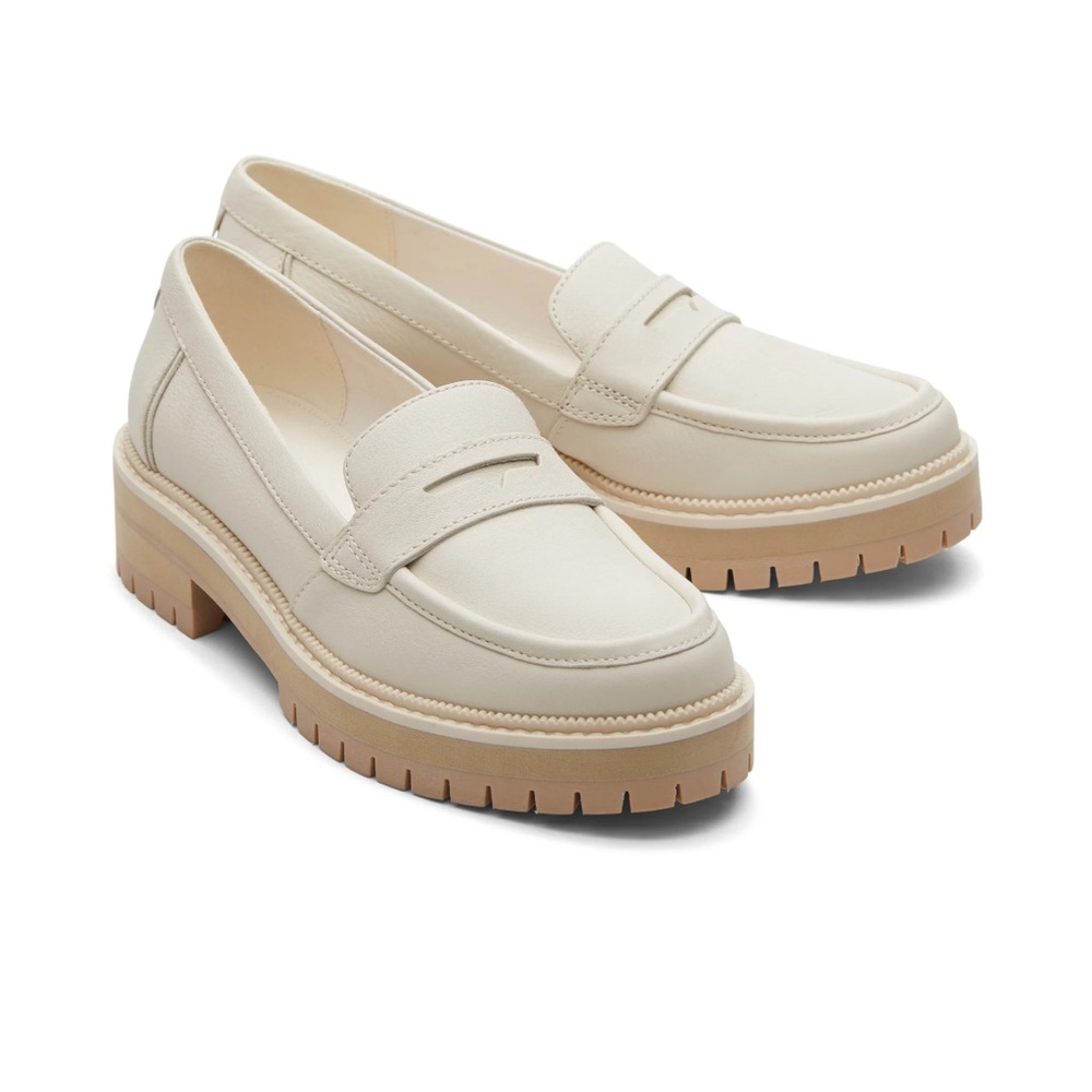 toms cara loafers shoe in sand color